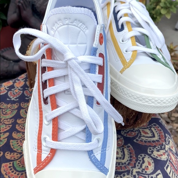 New Converse One Star “Star Player” OX Leather 8 - Picture 10 of 14